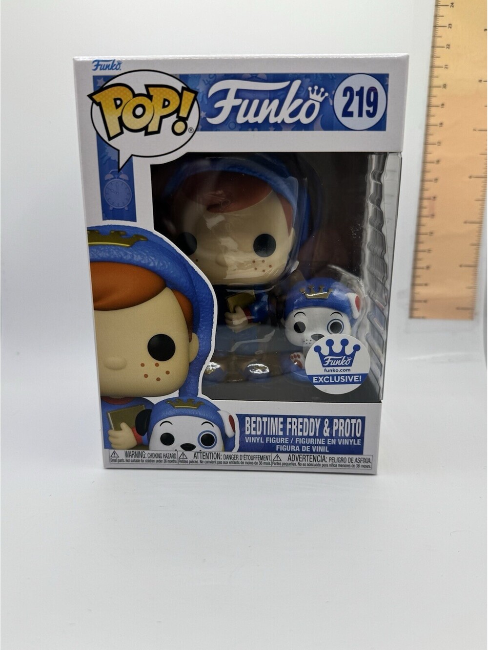 Funko Pop! Vinyl: Funko - Bedtime Freddy & Proto - Funko (Exclusive) #219